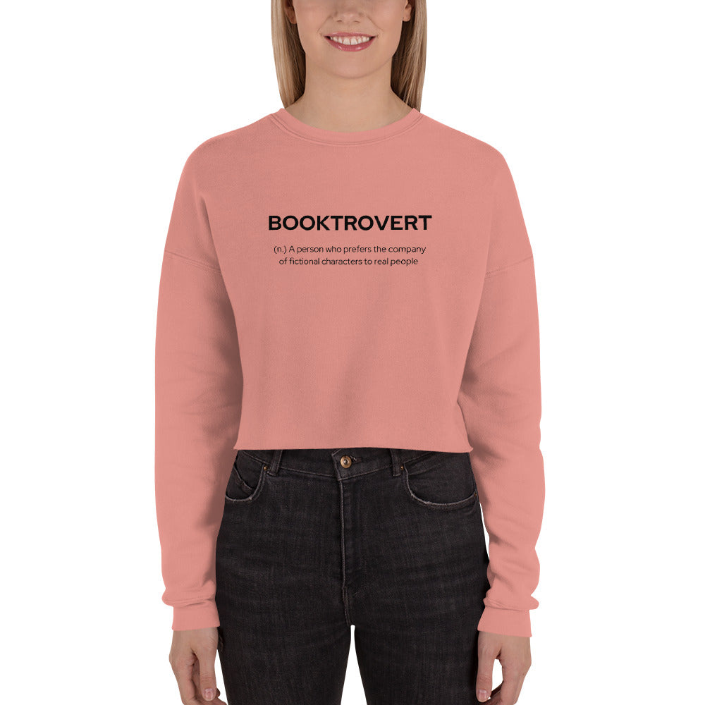 Booktrovert | Crop Sweatshirt