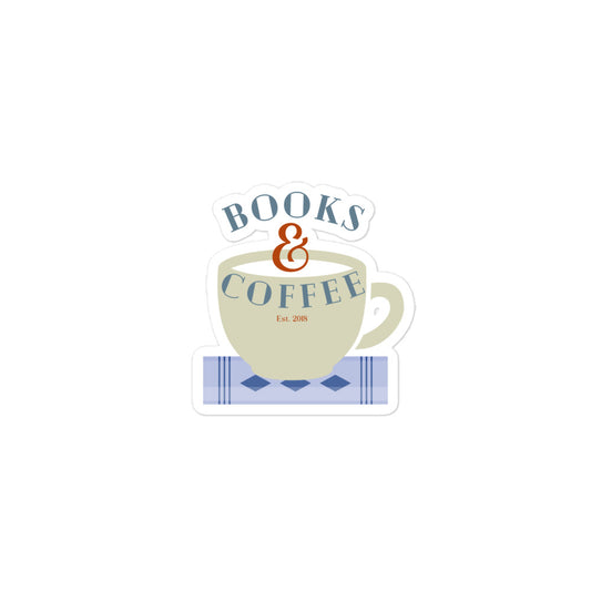 Books & Coffee | Bubble-free stickers
