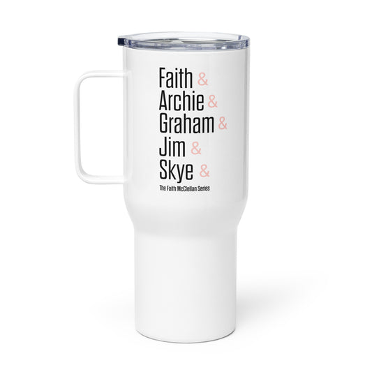 Faith McClellan | Travel mug with a handle