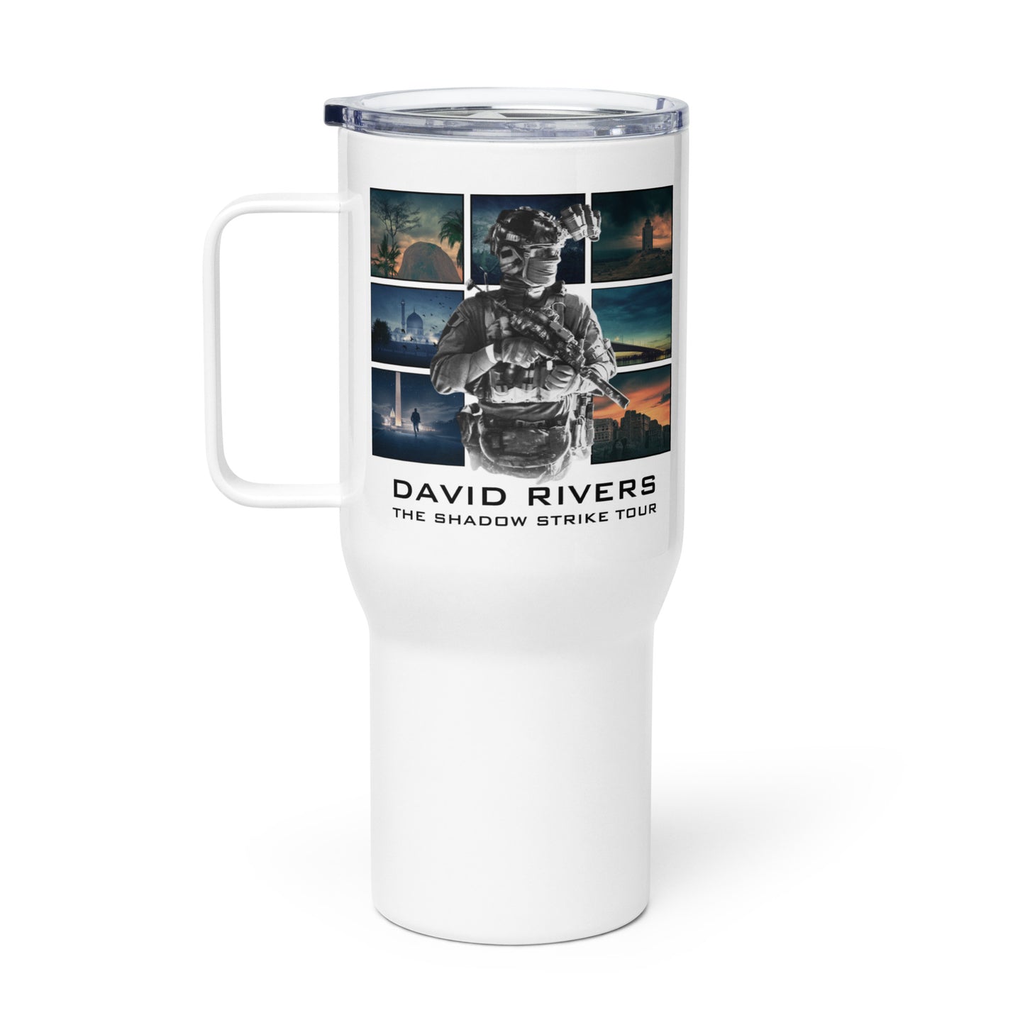 Shadow Strike Tour | Travel mug with a handle
