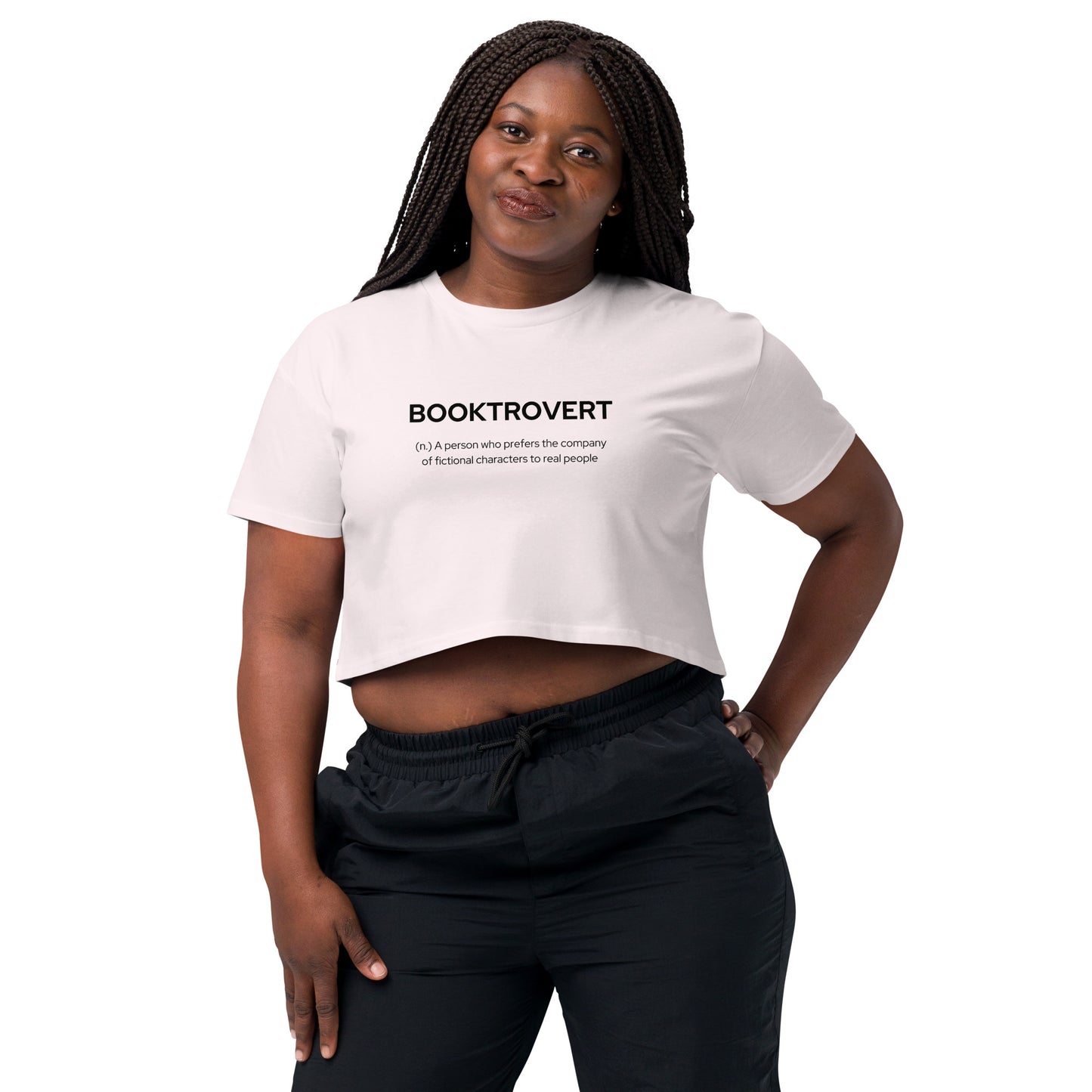 Booktrovert | Women’s crop top
