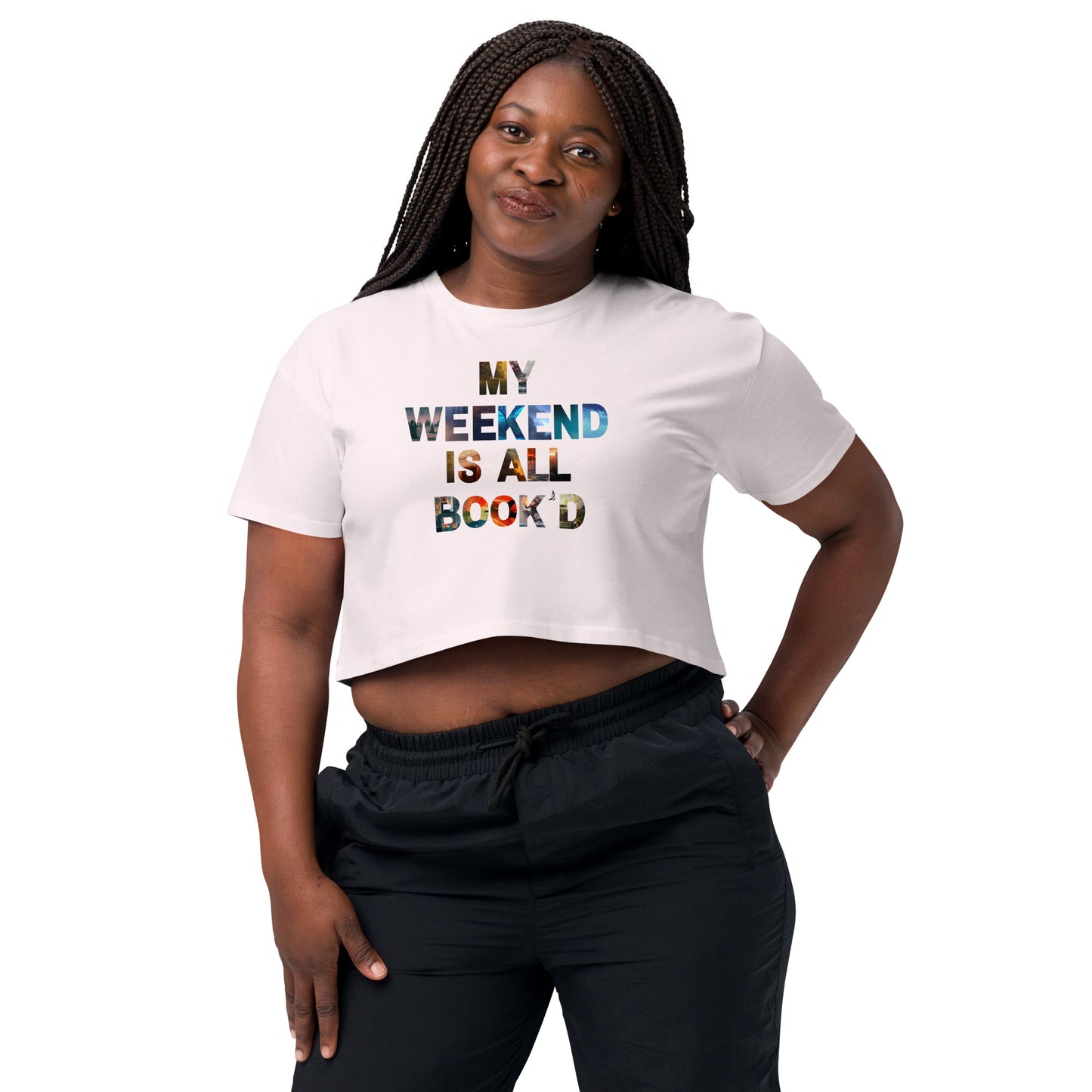 Weekend is Book'd | Women’s crop top